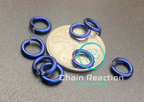 Anodized Aluminium - 16 SWG - 14 AWG - .0625" - 1.6 mm - 7/32 ID