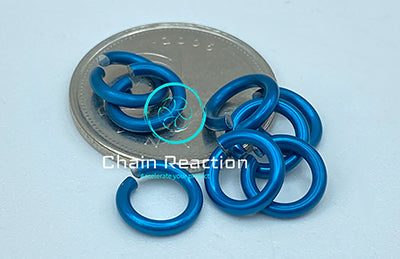 Anodized Aluminium - 16 SWG - 14 AWG - .0625" - 1.6 mm - 7/32 ID