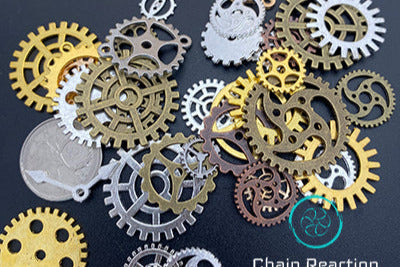 Steampunk - Cogs Set 2 - Lrg Mix