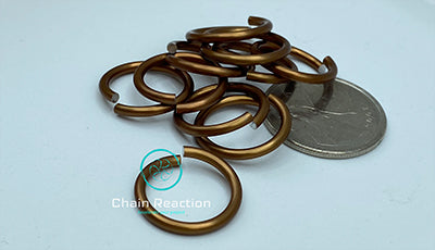 Anodized Aluminium - 14 SWG - 12 AWG - .07874" - 2.0 mm - 1/2 ID