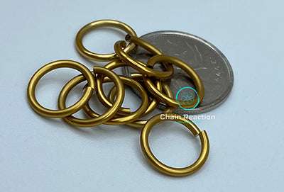 Anodized Aluminium - 16 SWG - 14 AWG - .0625" - 1.6 mm - 3/8 ID
