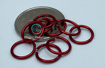 Anodized Aluminium - 18 SWG - 16 AWG - .048" - 1.2 mm - 5/16 ID
