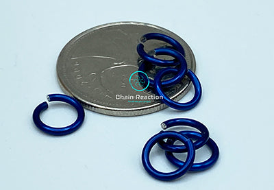 Anodized Aluminium - 18 SWG - 16 AWG - .048" - 1.2 mm - 7/32 ID