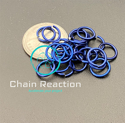 Anodized Aluminium - 18 SWG - 16 AWG - .048" - 1.2 mm - 9/32 ID